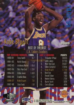 1998-99 Flair Showcase - Legacy Collection Row 2 #2L Kobe Bryant Back