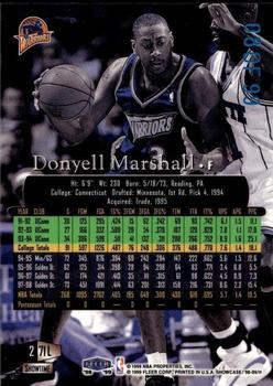 1998-99 Flair Showcase - Legacy Collection Row 2 #71L Donyell Marshall Back