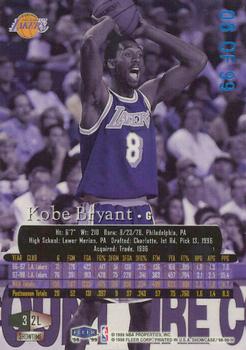 1998-99 Flair Showcase - Legacy Collection Row 3 #2L Kobe Bryant Back