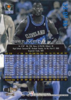 1998-99 Flair Showcase - Legacy Collection Row 3 #12L Shawn Kemp Back