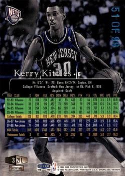 1998-99 Flair Showcase - Legacy Collection Row 3 #21L Kerry Kittles Back