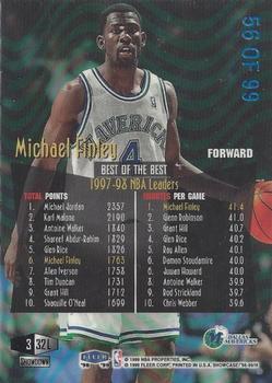 1998-99 Flair Showcase - Legacy Collection Row 3 #32L Michael Finley Back