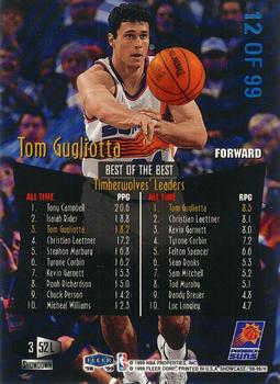1998-99 Flair Showcase - Legacy Collection Row 3 #52L Tom Gugliotta Back