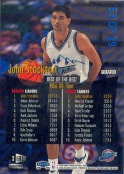 1998-99 Flair Showcase - Legacy Collection Row 3 #60L John Stockton Back