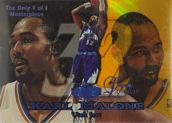 1998-99 Flair Showcase - Masterpiece Legacy Collection Row 1 #39 Karl Malone Front