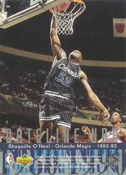 1996-97 Upper Deck #320 Shaquille O'Neal Back