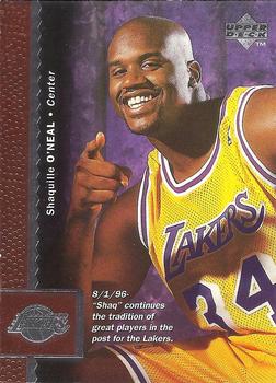 1996-97 Upper Deck #61 Shaquille O'Neal Front