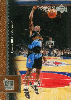 1996-97 Upper Deck #21 Tyrone Hill Front