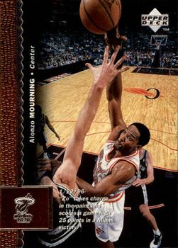 1996-97 Upper Deck #66 Alonzo Mourning Front