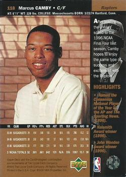 1996-97 Upper Deck #118 Marcus Camby Back