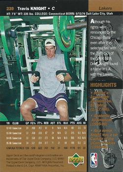 1996-97 Upper Deck #239 Travis Knight Back