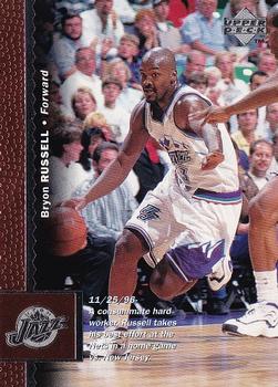 1996-97 Upper Deck #306 Bryon Russell Front