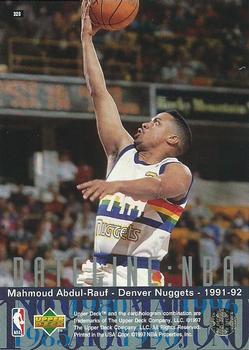 1996-97 Upper Deck #328 Mahmoud Abdul-Rauf Back
