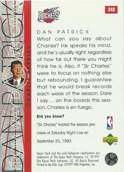 1996-97 Upper Deck #340 Charles Barkley Back