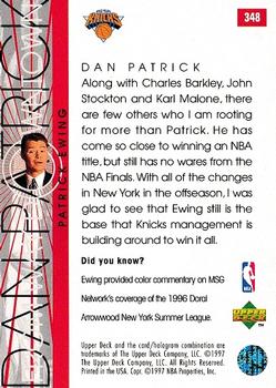 1996-97 Upper Deck #348 Patrick Ewing Back