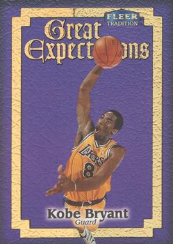 1998-99 Fleer Tradition - Great Expectations #3 GE Kobe Bryant Front