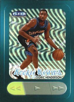 1998-99 Fleer Tradition - Rookie Rewind #3RR Cedric Henderson Front
