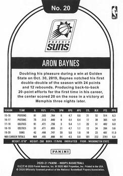 2020-21 Hoops - Blue #20 Aron Baynes Back