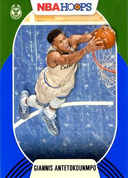 2020-21 Hoops - Blue #166 Giannis Antetokounmpo Front