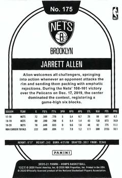 2020-21 Hoops - Blue #175 Jarrett Allen Back