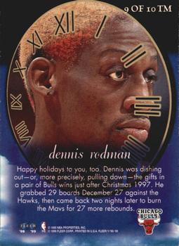 1998-99 Fleer Tradition - Timeless Memories #9TM Dennis Rodman Back