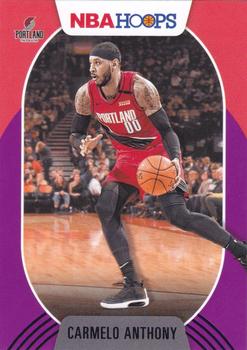 2020-21 Hoops - Purple #151 Carmelo Anthony Front