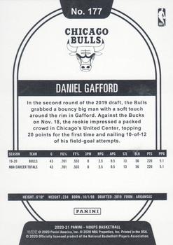 2020-21 Hoops - Purple #177 Daniel Gafford Back