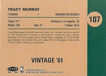 1998-99 Fleer Tradition - Vintage '61 #107 Tracy Murray Back
