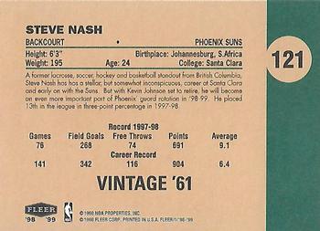1998-99 Fleer Tradition - Vintage '61 #121 Steve Nash Back