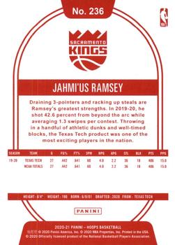 2020-21 Hoops - Red Backs #236 Jahmi'us Ramsey Back