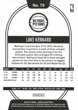 2020-21 Hoops Winter #79 Luke Kennard Back