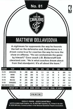 2020-21 Hoops Winter #81 Matthew Dellavedova Back