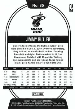 2020-21 Hoops Winter #85 Jimmy Butler Back
