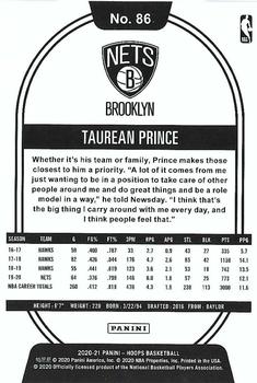 2020-21 Hoops Winter #86 Taurean Prince Back
