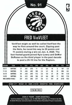 2020-21 Hoops Winter #91 Fred VanVleet Back