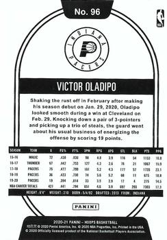 2020-21 Hoops Winter #96 Victor Oladipo Back