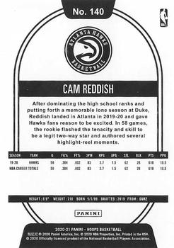 2020-21 Hoops Winter #140 Cam Reddish Back