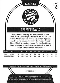 2020-21 Hoops Winter #144 Terence Davis II Back