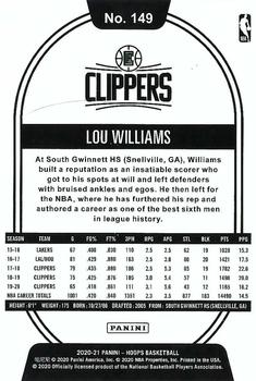 2020-21 Hoops Winter #149 Lou Williams Back