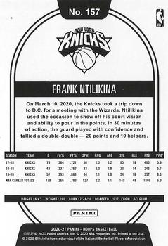 2020-21 Hoops Winter #157 Frank Ntilikina Back