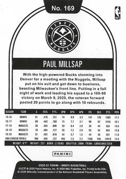 2020-21 Hoops Winter #169 Paul Millsap Back