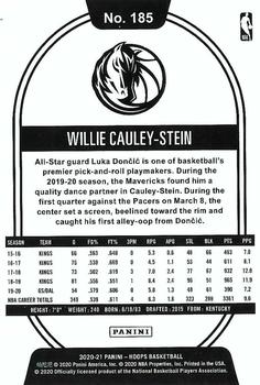 2020-21 Hoops Winter #185 Willie Cauley-Stein Back