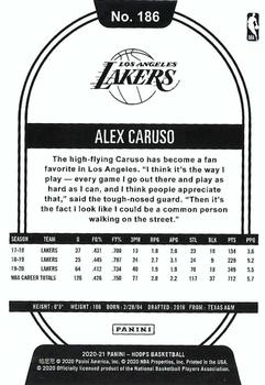 2020-21 Hoops Winter #186 Alex Caruso Back