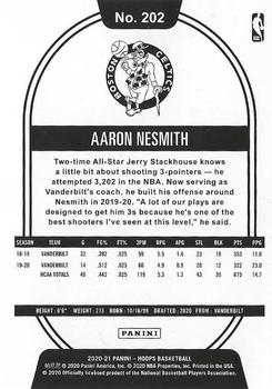 2020-21 Hoops Winter #202 Aaron Nesmith Back