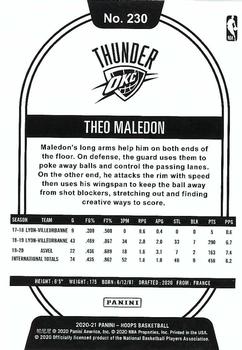 2020-21 Hoops Winter #230 Theo Maledon Back