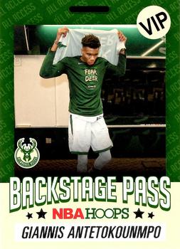 2020-21 Hoops - Backstage Pass #2 Giannis Antetokounmpo Front