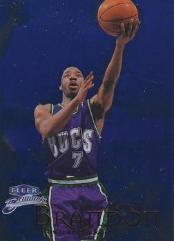 1998-99 Fleer Brilliants - Blue #28B Terrell Brandon Front