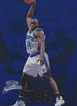 1998-99 Fleer Brilliants - Blue #38B Anthony Mason Front