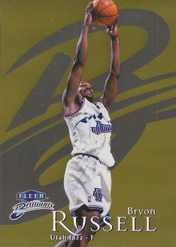 1998-99 Fleer Brilliants - Gold #65G Bryon Russell Front