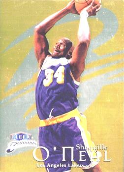 1998-99 Fleer Brilliants - Gold #100G Shaquille O'Neal Front